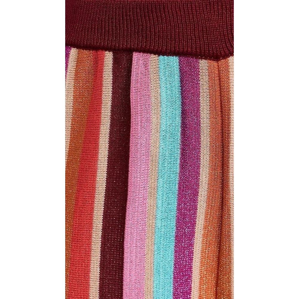 NEW DRESS TO Rio de Janeiro Womens Small Magic Stripe Metallic Knit Pants $190 - Picture 3 of 10